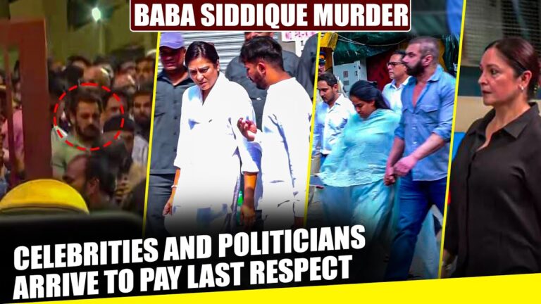 Dignitaries pay last respect to Baba Siddiqui