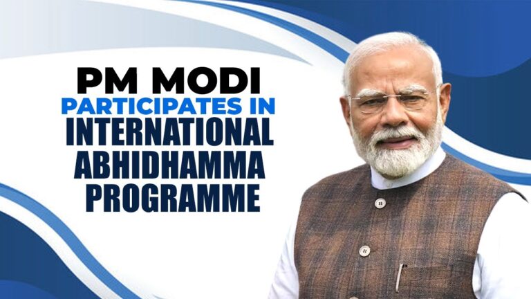 PM Modi Celebrates International Abhidhamma Divas, Highlights Pali’s Recognition as a Classical Language