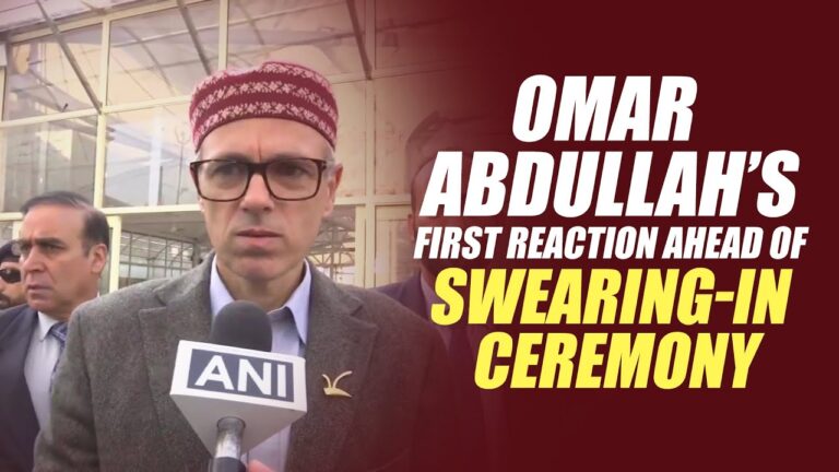 Omar Abdullah LIVE | Oath Ceremony | Challenges as CM | India Alliance | J&K Government