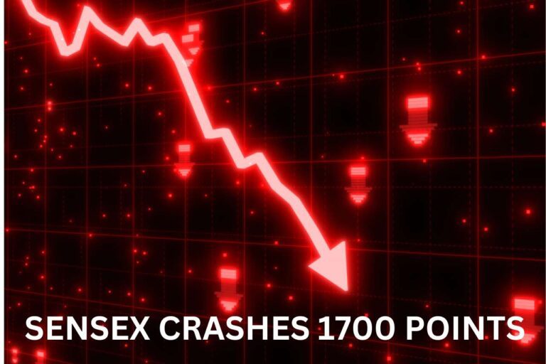 Massive Market Meltdown: Sensex Dives Over 1,700 Points, Rs 11 Lakh Crore Lost