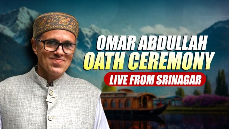 Omar Abdullah Takes Oath as Jammu & Kashmir’s New Chief Minister