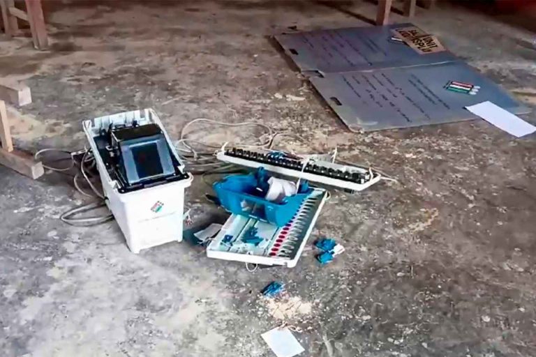 Chaos in Beed: 40 Booked for Poll Booth Vandalism Amid Allegations of Malpractice