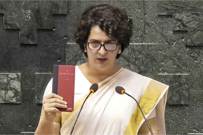 Priyanka Gandhi Vadra Takes Oath as Lok Sabha MP After Historic Wayanad Win Priyanka Gandhi Vadra Takes Oath as Lok Sabha MP After Historic Wayanad Win