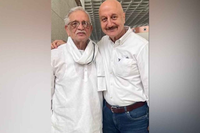 Anupam Kher Shares Heartfelt Experience of Meeting the Legendary Gulzar