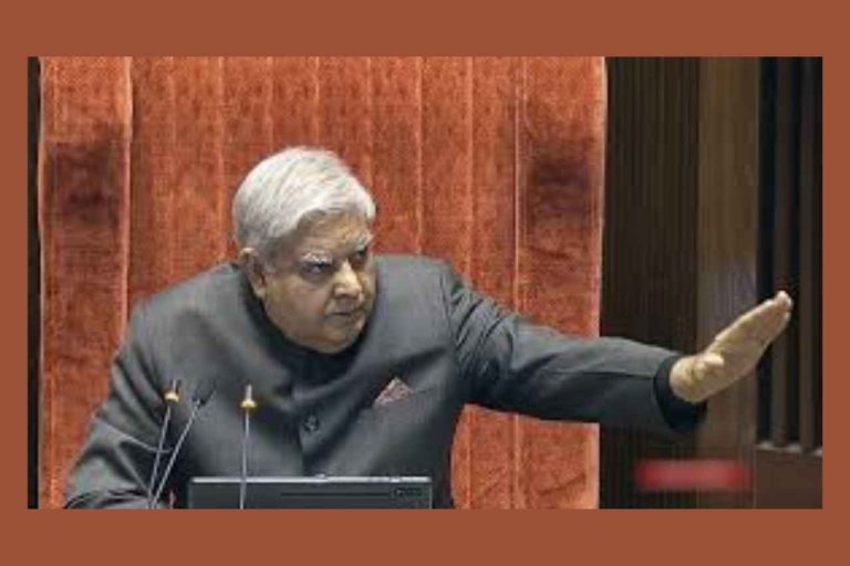 Upholding the Dignity of the Chair: Chairman Dhankhar’s Appeal