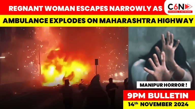 Pregnant Woman Escapes Narrowly as Ambulance Explodes on Maharashtra Highway