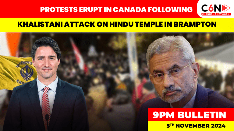 Protests Erupt in Canada Following Khalistani Attack on Hindu Temple in Brampton