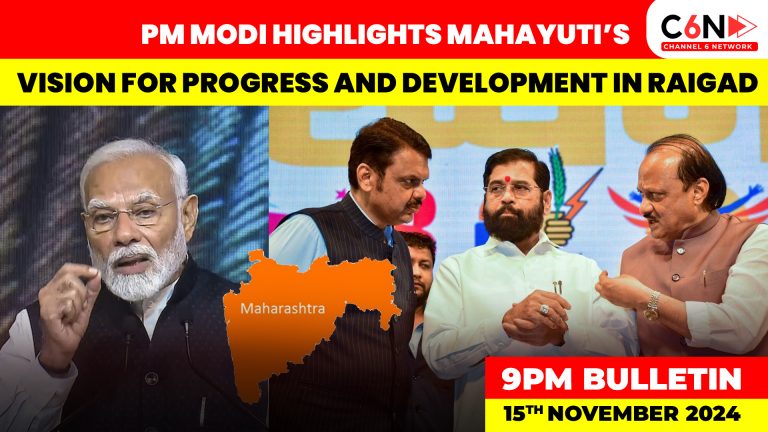 PM Modi Highlights Mahayuti’s Vision for Progress and Development in Raigad