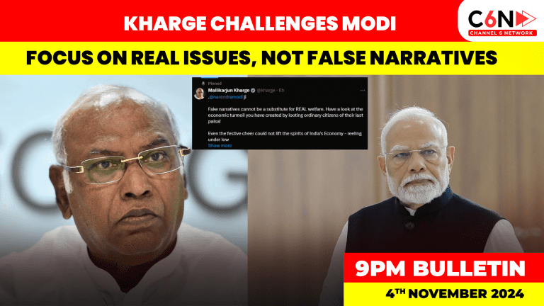 Kharge Challenges Modi: Focus on Real Issues, Not False Narratives.