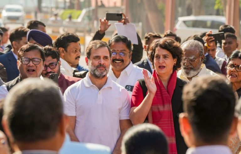 Opposition Stages Protest in Parliament with ‘Modi-Adani ek hain’ Jackets Over Bribery Allegations