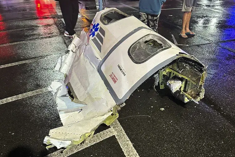 Plane Crash Injures Man: Air Traffic Management in Urban Areas