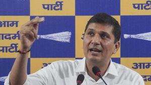 Saurabh bharadwaj replaces gopal rai