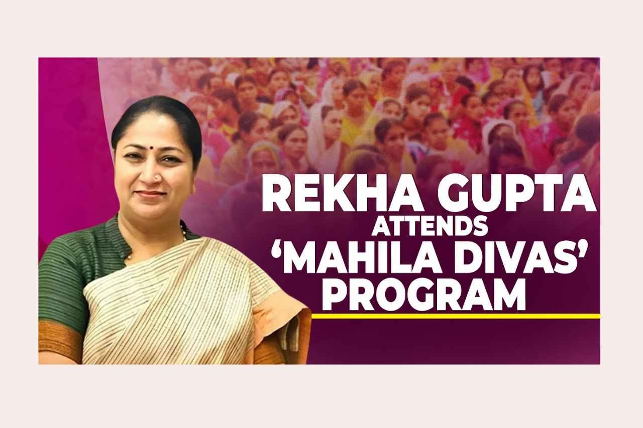 LIVE: Delhi CM Rekha Gupta attends ‘Mahila Divas’