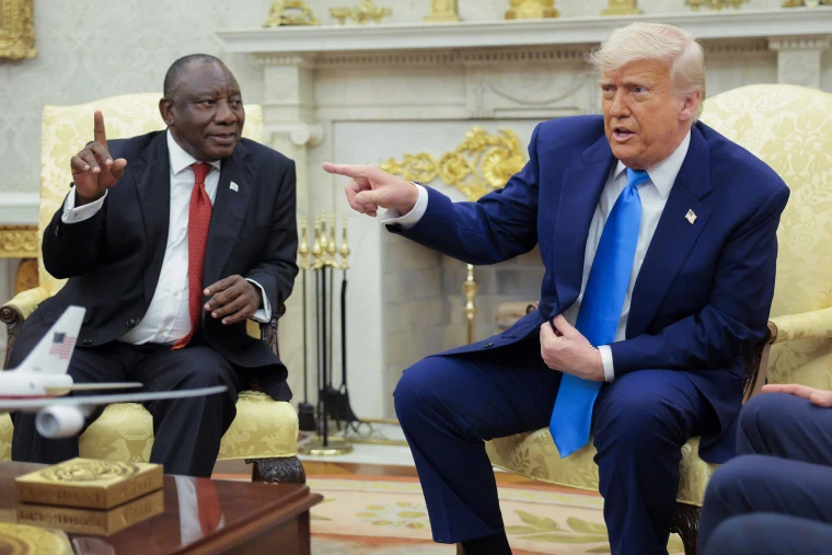 Trump Ramaphosa Meeting Over Explosive White Genocide Claims