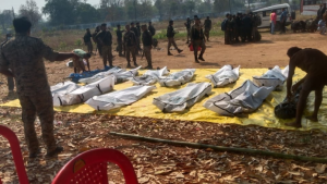 31 naxals killed at telangana border