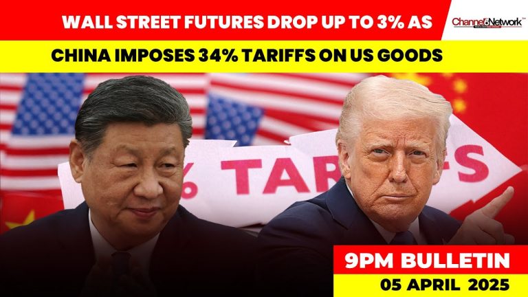 Wall Street Futures Drop Up to 3% as China Imposes 34% Tariffs on US Goods