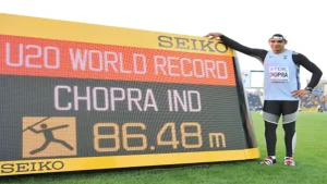 Neeraj chopra 90m new record