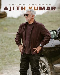 Ajith kumar conferred padma bhushan