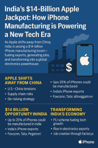 Apple’s us shift opens $14-billion iphone opportunity for indian factories: a strategic realignment