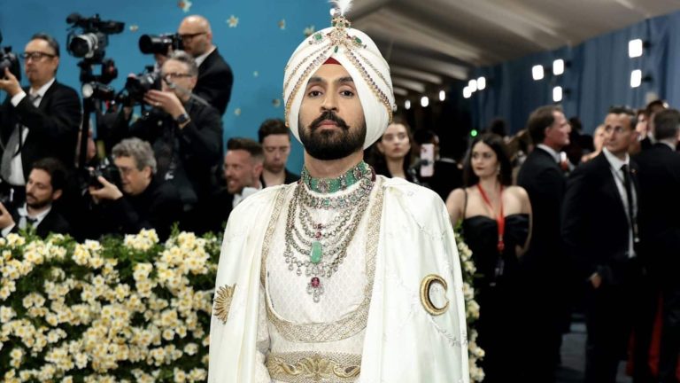 Diljit Dosanjh Rules Met Gala 2025 in Impressive Maharaja Look