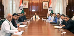 Rajnath Singh Meeting With CMD's 