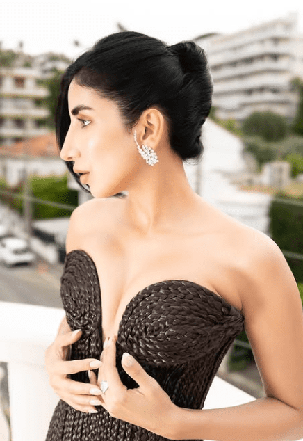 Parul gulati’s strapless hair braided gown stole the show at cannes 2025