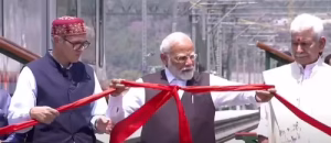 PM Modi inaugurates Chenab Bridge