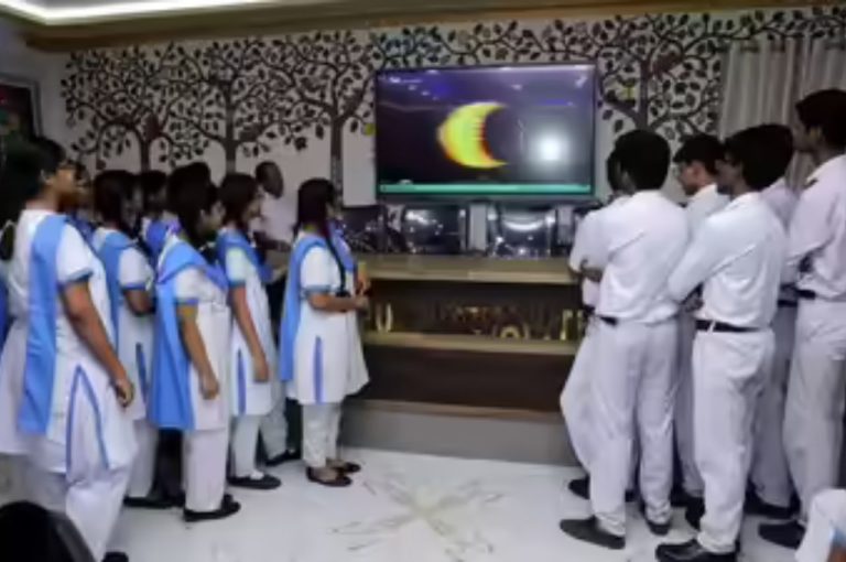 Kolkata Space Enthusiasts and Students Catch Lift-Off on Screen — Inspiring the Next Generation of Space Explorers