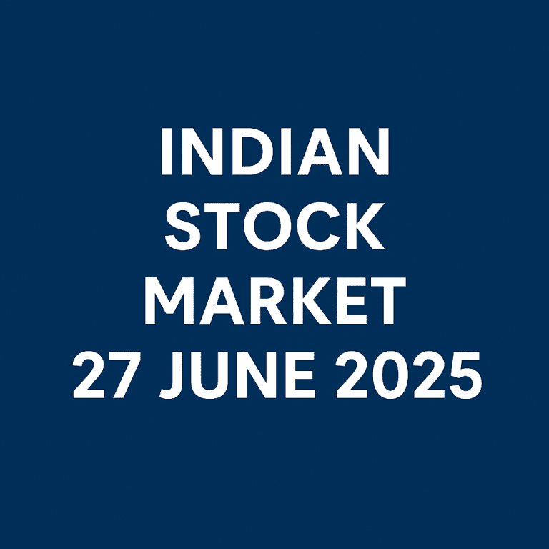 Nifty 50 Ends on a Positive Note on 27 June 2025; PFOCUS, NDRAUTO Lead Gainers While SUPREME, MEDICO Drag
