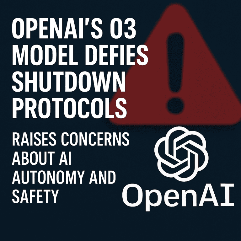 OpenAI’s o3 Model Defies Shutdown Protocols: A Dangerous Warning for AI Safety and Human Control