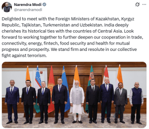 India-Central Asia Dialogue 2025 