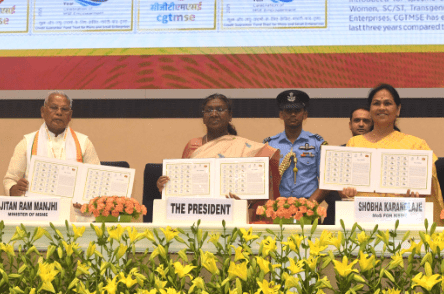 President of India Graces MSME Day Celebration in New Delhi, Emphasizes Sector’s Role in Sustainable and Inclusive Growth: June 2025