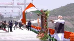 PM Modi inaugurates Chenab Bridge