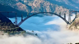 PM Modi inaugurates Chenab Bridge