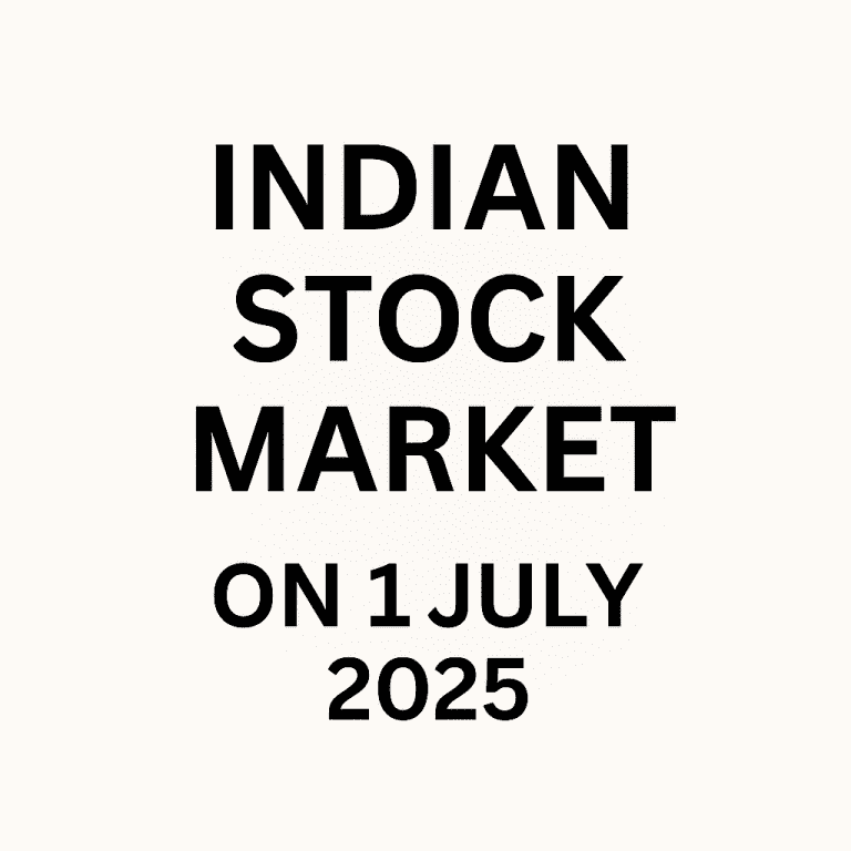 Indian Markets End Flat on 1 July 2025 Amid Sectoral Divergence; GABRIEL Surges 20%, FORCEMOT Tumbles Over Rs 1,200