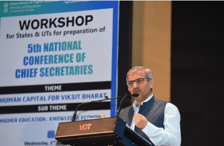 Department of Higher Education Hosts National Workshop on ‘Higher Education: Knowledge Economy’ to Empower Human Capital for Viksit Bharat: July 2025