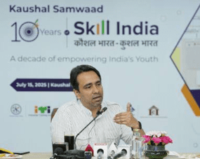 Union Minister Jayant Chaudhary Launches Week-long Celebration of 10 Years of Skill India Mission