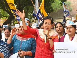 AAP Councillors Protest in Delhi 
