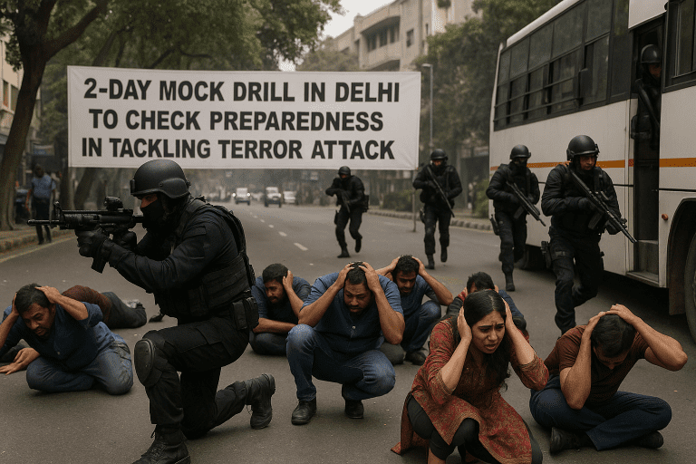 Anti Terror Mock Drills In Delhi: Major 2-Day Security Exercise Begins Today