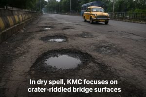 Kolkata Battles Crater Riddled Bridges