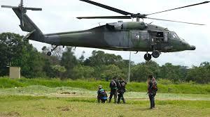 Police Helicopter Attack In Colombia