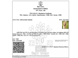 Bihar Fake Residence Application
