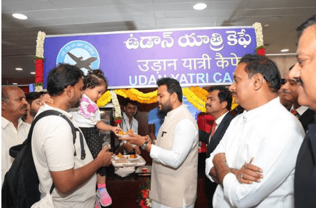 Civil Aviation Minister Proudly Inaugurates Udan Yatri Cafe at Vijayawada International Airport: 2025