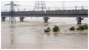 Waterlogging at Yamuna Bank
