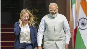 PM Modi Meloni phone call
