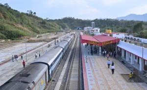 Mizoram first train line