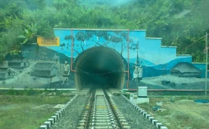 Mizoram first train line