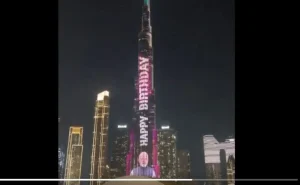 Burj Khalifa Modi birthday