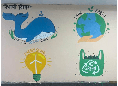 Best Practice: Wall Painting Initiative by Legislative Department in Special Campaign 5.0