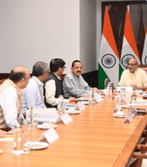 Dr. Jitendra Singh Briefs Vice-President on India’s Strong Leap in Science and Technology: 2025